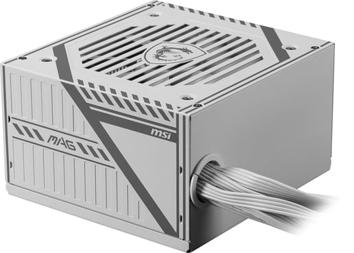 650W MSI MAG A650BNL WHITE 80 Plus Bronze PSU