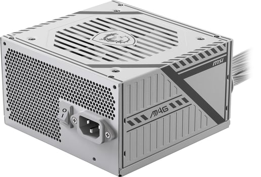 650W MSI MAG A650BNL WHITE 80 Plus Bronze PSU