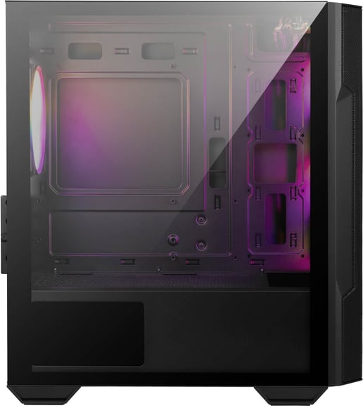 MSI MAG FORGE M100R Mid Tower Gaming Case - Black 