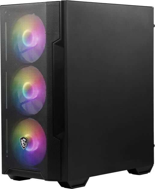 MSI MAG FORGE M100R Mid Tower Gaming Case - Black 