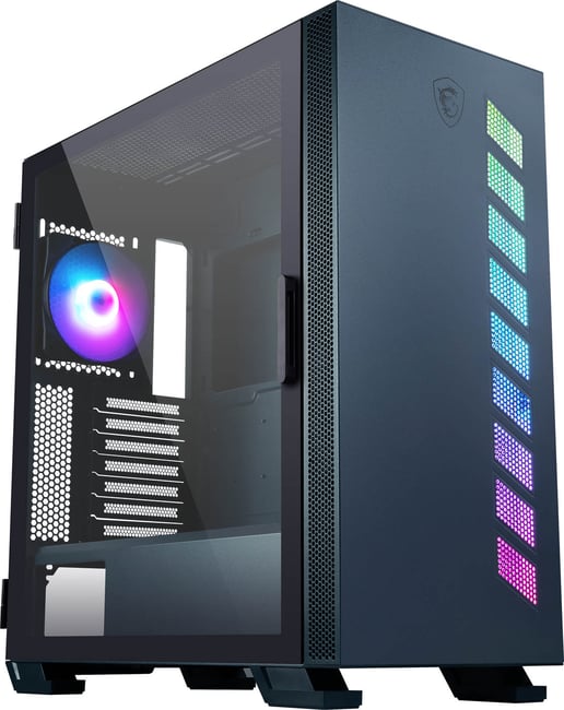 MSI MAG VAMPIRIC 300R PACIFIC BLUE Mid Tower Gaming Case - Blue USB 3.0