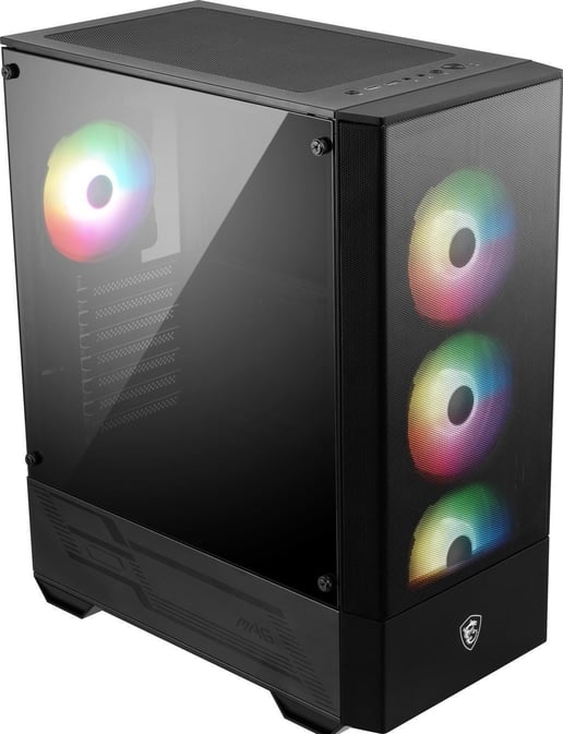 MSI MAG Forge 112R Mid Tower Gaming Case - Black 