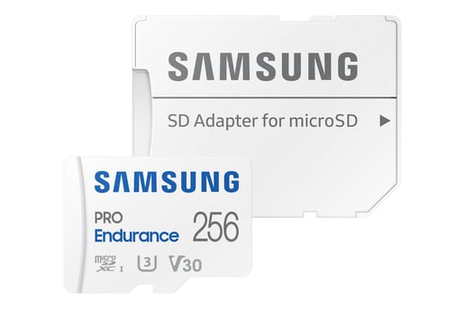 256GB Samsung PRO Endurance UHS-1 (U3) microSD Card 