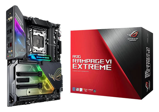 ASUS ROG RAMPAGE VI EXTREME EATX Motherboard for Intel LGA2066 CPUs