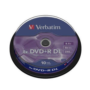Verbatim DVD+R 8x Dual Layer