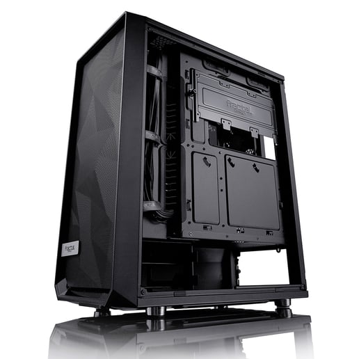 Fractal Meshify C Mid Tower Gaming Case - Black 