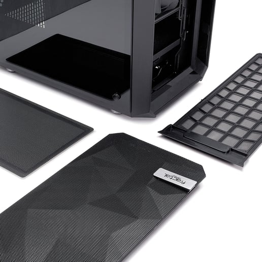 Fractal Meshify C Mid Tower Gaming Case - Black 