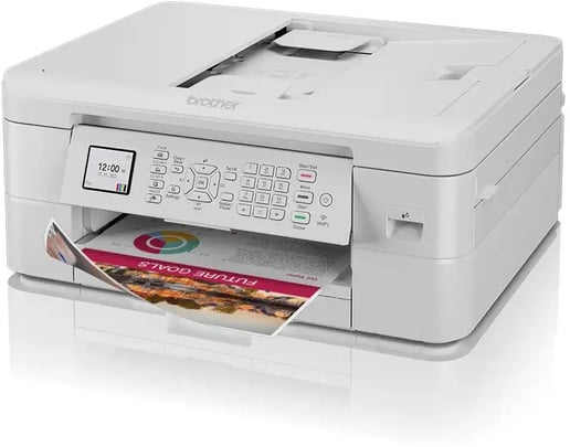 Brother MFC-J1010DW Wireless A4 4-in-1 Personal Printer in White