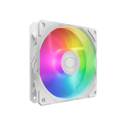 Cooler Master SickleFlow Edge 120 ARGB White Edition 120mm Chassis Fan in White