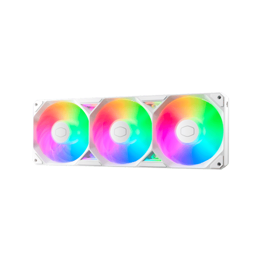 Cooler Master SickleFlow Edge 360 ARGB White Edition 3 x120mm Chassis Fan in White