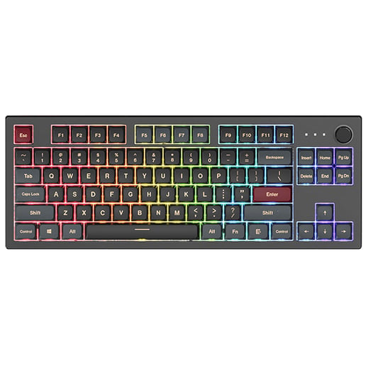 Montech MKey Darkness TKL Gaming Keyboard with GateronG Pro Brown Switches