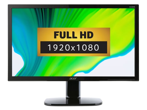 Acer KA220HQ 21.5 inch Monitor - Full HD 1080p, 5ms, HDMI, DVI