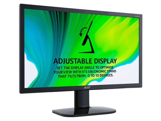 Acer KA220HQ 21.5 inch Monitor - Full HD 1080p, 5ms, HDMI, DVI