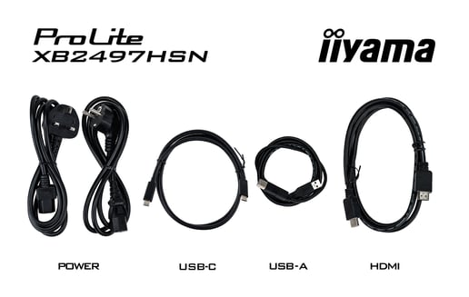 iiyama   23.8" Full HD Monitor - IPS, 100Hz, 1ms, Speakers, HDMI, DP