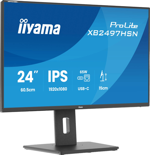 iiyama   23.8" Full HD Monitor - IPS, 100Hz, 1ms, Speakers, HDMI, DP