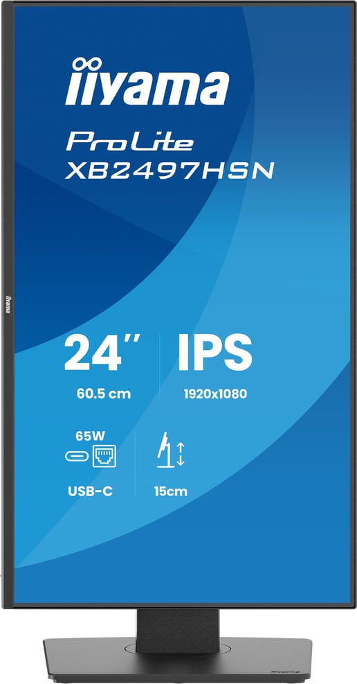 iiyama   23.8" Full HD Monitor - IPS, 100Hz, 1ms, Speakers, HDMI, DP