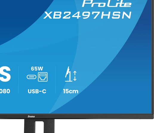 iiyama   23.8" Full HD Monitor - IPS, 100Hz, 1ms, Speakers, HDMI, DP