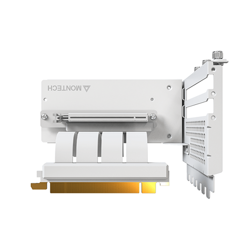 Bundle - Montech King 95 PRO Case in White with Montech VGM Vertical GPU Mount