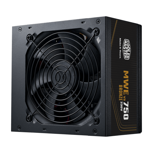 750W Cooler Master MWE Bronze 750 V3 230V 80 Plus Bronze PSU