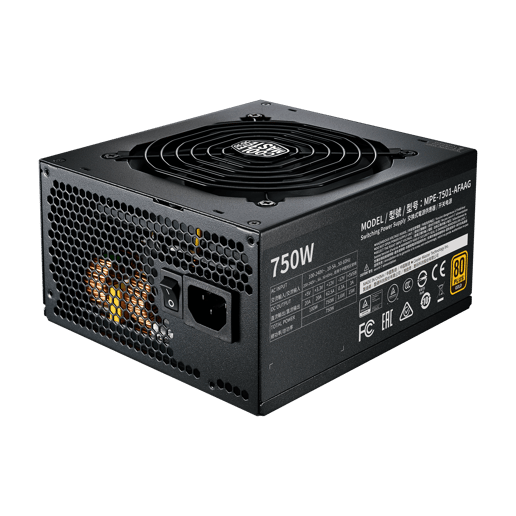 750W Cooler Master MWE Gold V2 Modular 80 Plus Gold PSU