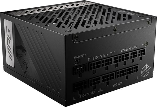 850W MSI MPG A850G PCIe5 Modular 80 Plus Gold PSU