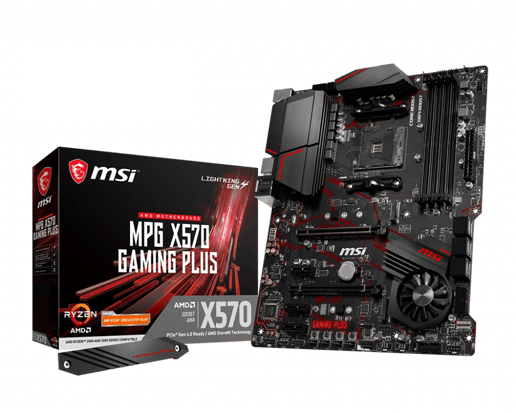 MSI MPG X570 GAMING PLUS ATX Motherboard for AMD AM4 CPUs
