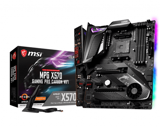 MSI MPG X570 GAMING PRO CARBON WIFI ATX Motherboard for AMD AM4 CPUs