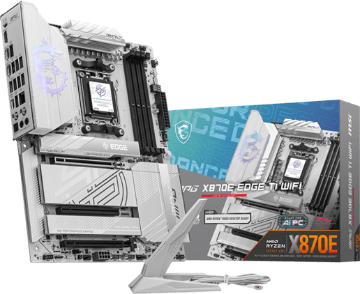 MSI MPG X870E EDGE TI WIFI ATX Motherboard for AMD AM5 CPUs