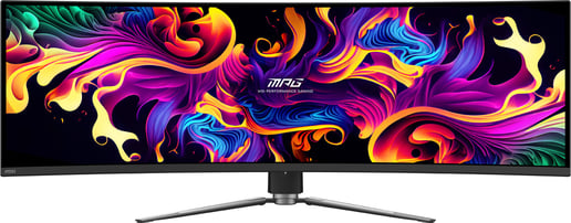 MSI MPG 491CQP QD-OLED 49" UltraWide Curved Gaming Monitor - QD-OLED, 144Hz, DP