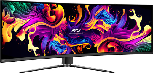 MSI MPG 491CQP QD-OLED 49" UltraWide Curved Gaming Monitor - QD-OLED, 144Hz, DP