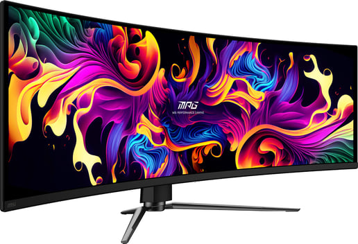 MSI MPG 491CQP QD-OLED 49" UltraWide Curved Gaming Monitor - QD-OLED, 144Hz, DP