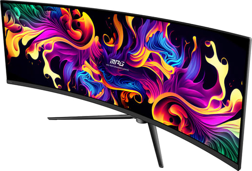 MSI MPG 491CQP QD-OLED 49" UltraWide Curved Gaming Monitor - QD-OLED, 144Hz, DP