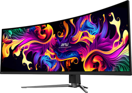 MSI MPG 491CQP QD-OLED 49" UltraWide Curved Gaming Monitor - QD-OLED, 144Hz, DP