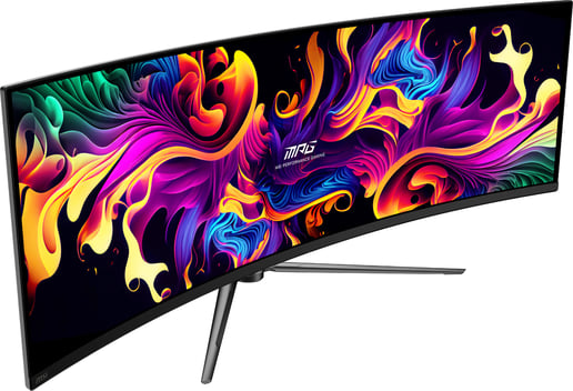 MSI MPG 491CQP QD-OLED 49" UltraWide Curved Gaming Monitor - QD-OLED, 144Hz, DP