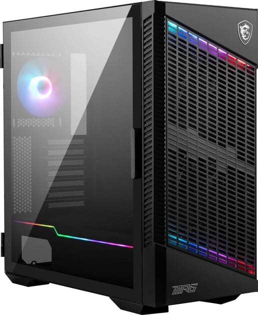 MSI MPG VELOX 100P AIRFLOW Mid Tower Gaming Case - Black USB 3.0