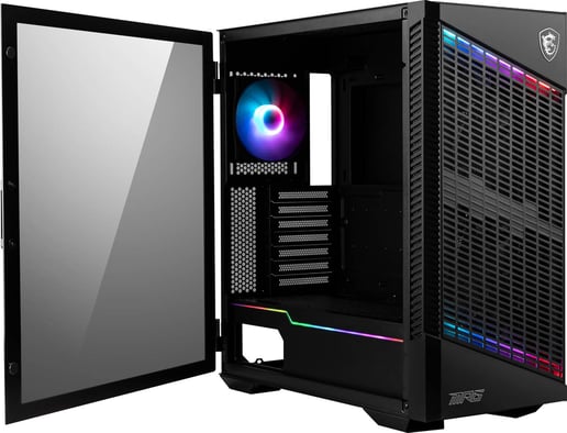 MSI MPG VELOX 100P AIRFLOW Mid Tower Gaming Case - Black USB 3.0