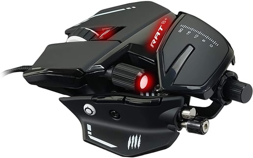 Mad Catz R.A.T. 8+ Fully Adjustable Gaming Mouse in Black