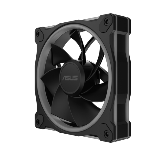 ASUS Prime MR120 ARGB 120mm Reverse Triple Fan Pack in Black