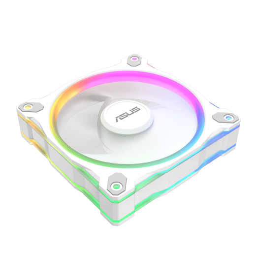 ASUS Prime MR120 ARGB 120mm Triple Fan Pack in White
