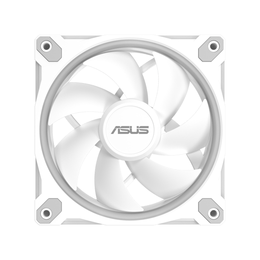 ASUS Prime MR120 ARGB 120mm Triple Fan Pack in White