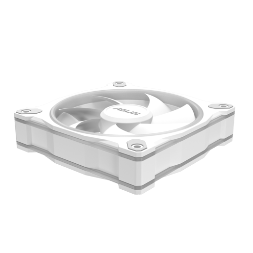 ASUS Prime MR120 ARGB 120mm Triple Fan Pack in White