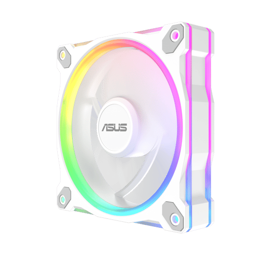 ASUS Prime MR120 ARGB 120mm Triple Fan Pack in White
