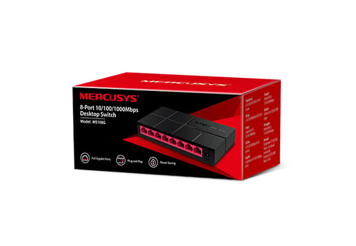 Mercusys MS108G 8-Port Gigabit Desktop Switch 