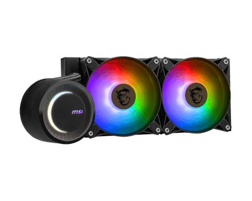 MSI MAG CORELIQUID E240 240mm AiO CPU Cooler in Black