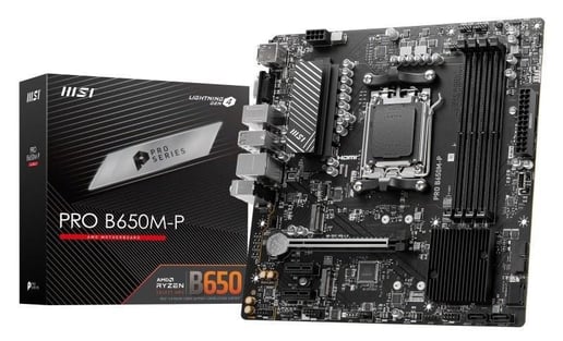 MSI PRO B650M-P mATX Motherboard for AMD AM5 CPUs