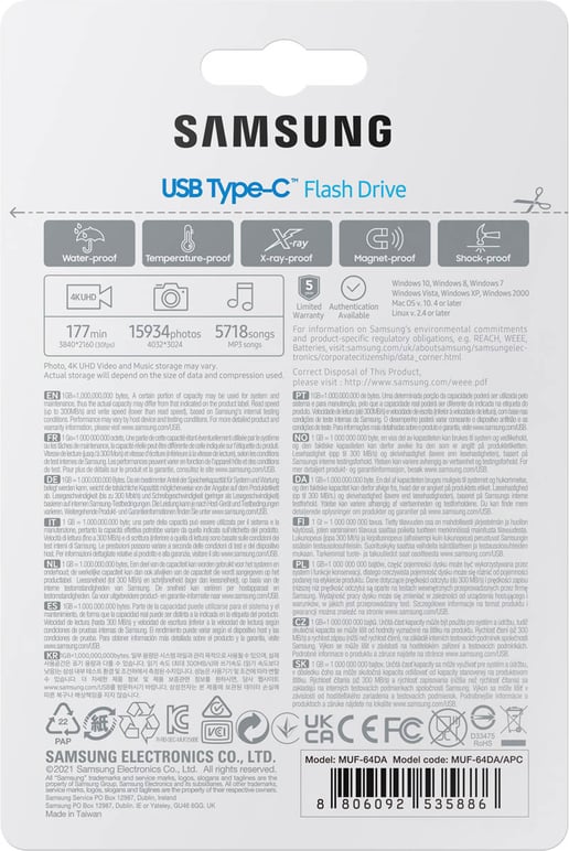 64GB Samsung Type-C USB 3.1 Type-C Flash Drive