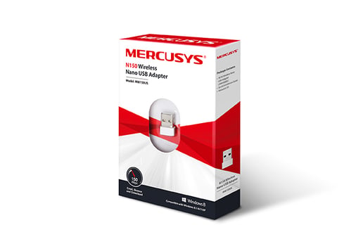 Mercusys MW150US 150Mbps USB 2.0 WiFi Adapter 