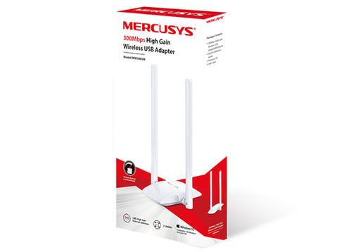 Mercusys MW300UH 300Mbps USB 2.0 WiFi Adapter 