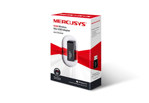 Mercusys MW300UM 300Mbps USB 2.0 WiFi Adapter 