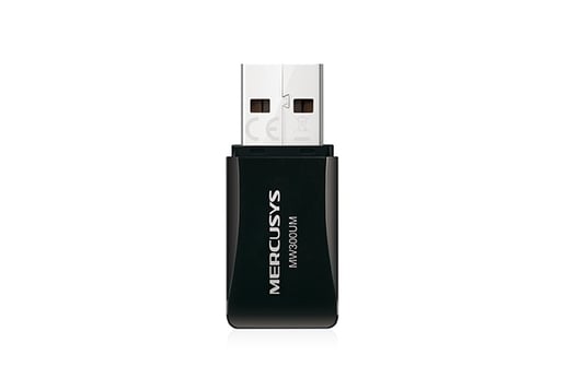 Mercusys MW300UM 300Mbps USB 2.0 WiFi Adapter 